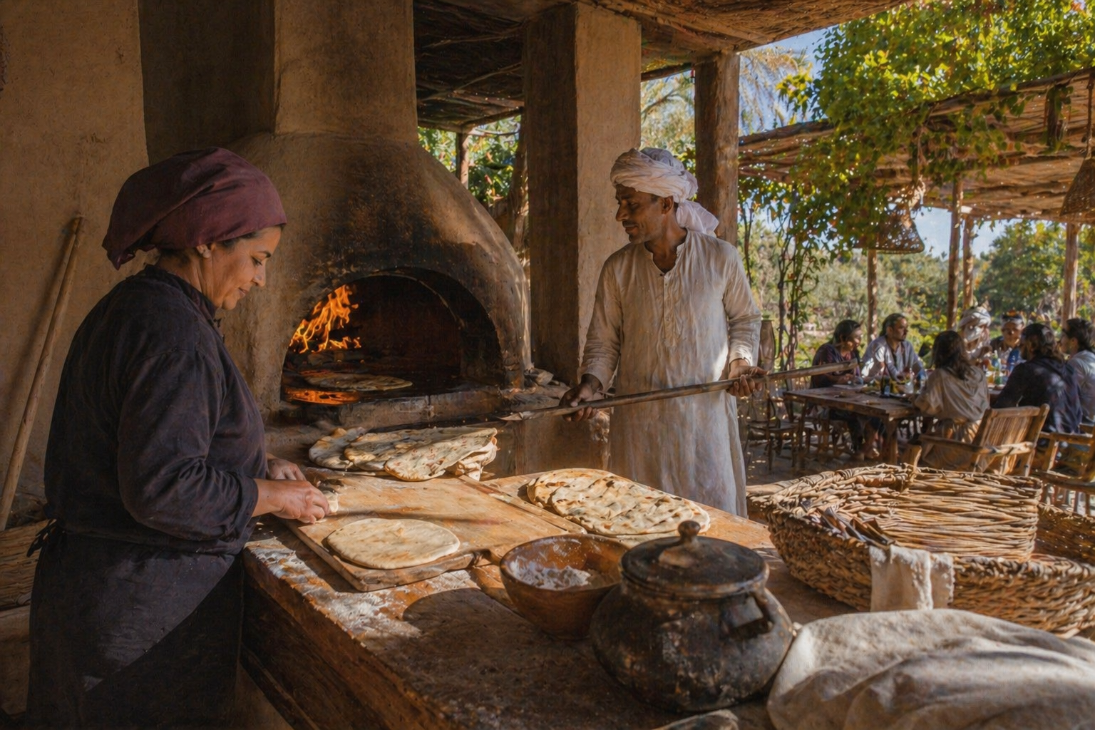 Bread-making at Andrea