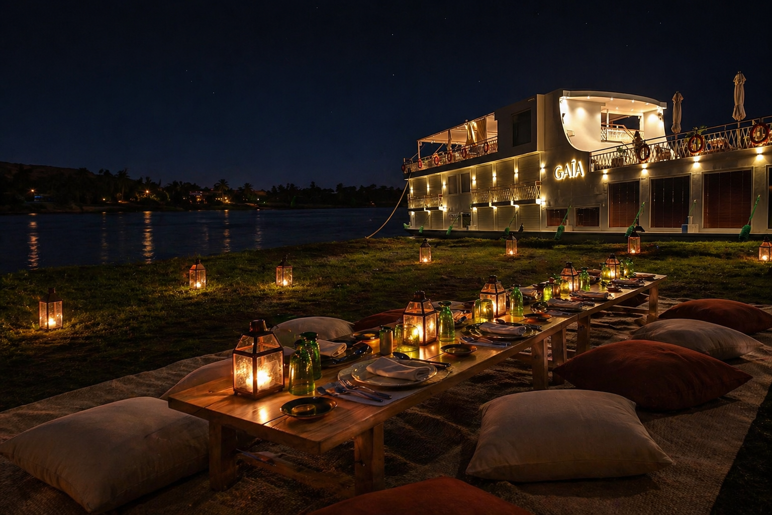 A dinner beneath the stars