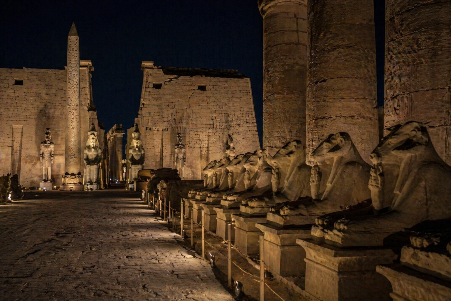 Private evening at Karnak