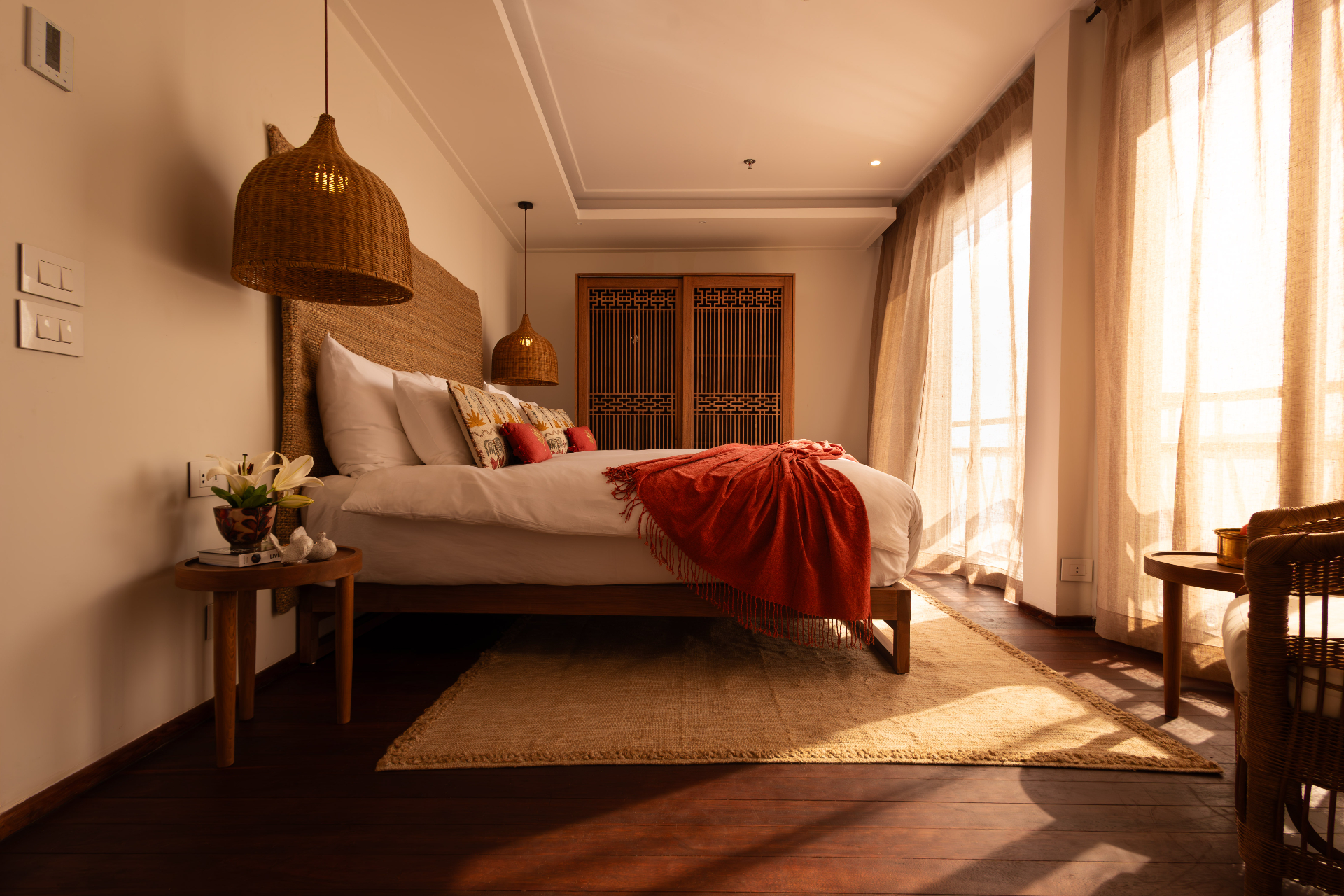 The Gaïa Suite at sunset