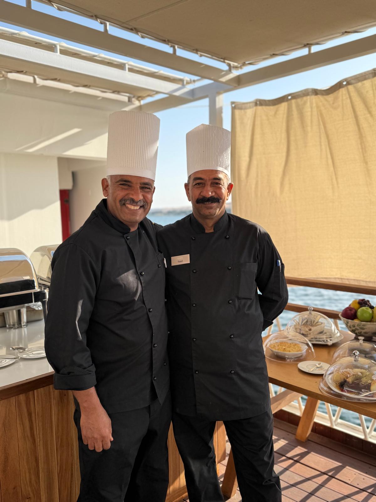 The chefs aboard Gaïa